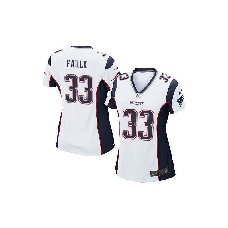 Cheap Kevin Faulk Patriots Women Jersey From China White Game #33