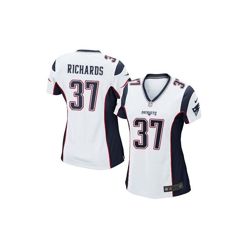 Cheap Jordan Richards Patriots Women Jersey From China White Game #37