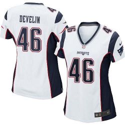 Cheap James Develin Patriots Women Jersey From China White Game #46