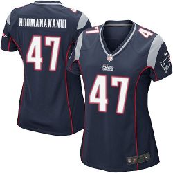 Cheap Michael Hoomanawanui Patriots Women Jersey From China Blue Game #47