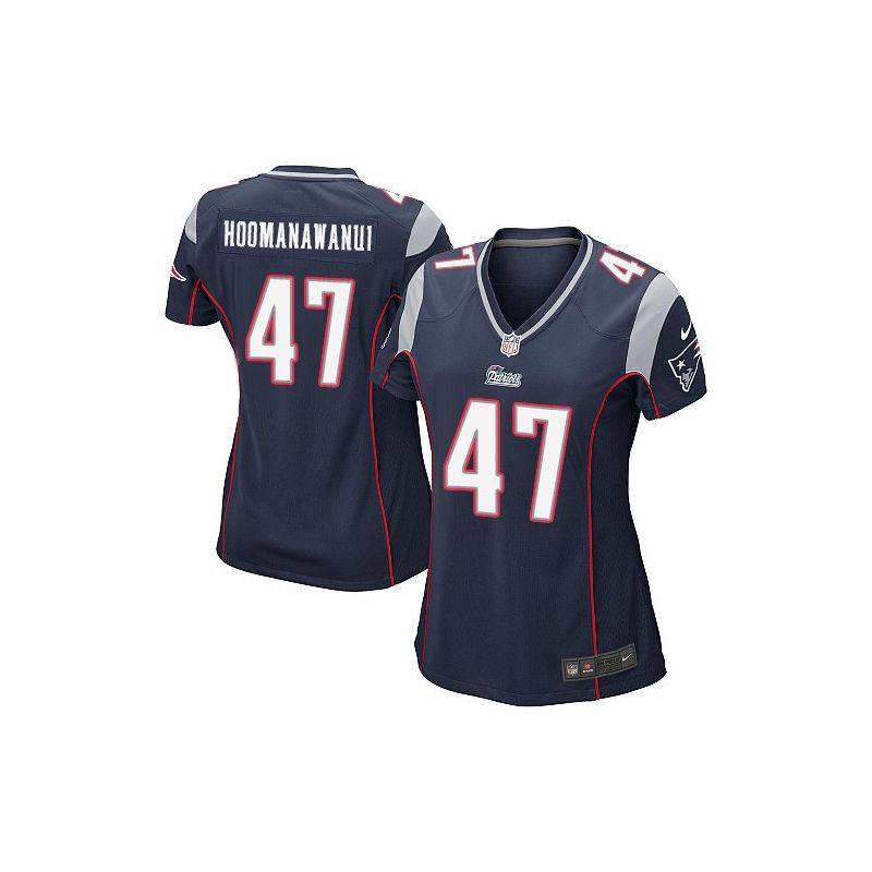 Cheap Michael Hoomanawanui Patriots Women Jersey From China Blue Game #47