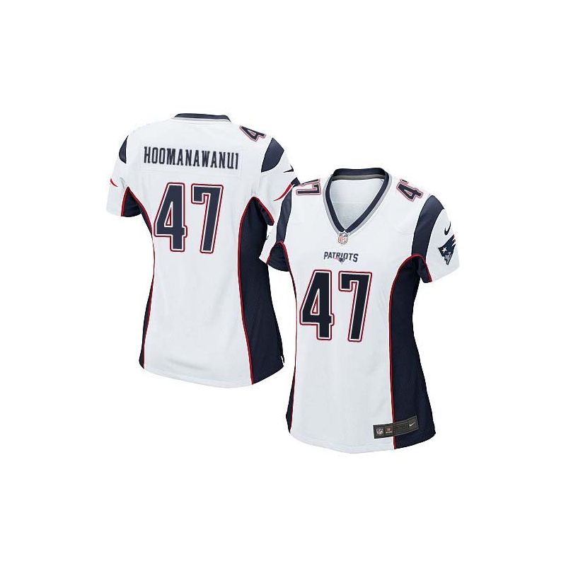 Cheap Michael Hoomanawanui Patriots Women Jersey From China White Game #47