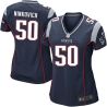 Cheap Rob Ninkovich Patriots Women Jersey From China Blue Game #50