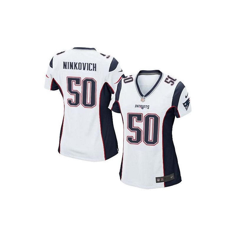 Cheap Rob Ninkovich Patriots Women Jersey From China White Game #50