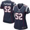 Cheap Dane Fletcher Patriots Women Jersey From China Blue Game #52