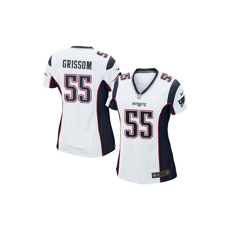 Cheap Geneo Grissom Patriots Women Jersey From China White Game #55