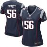 Cheap Andre Tippett Patriots Women Jersey From China Blue Game #56