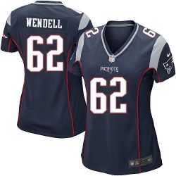 Cheap Ryan Wendell Patriots Women Jersey From China Blue Game #62