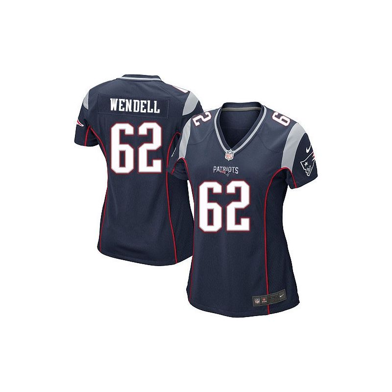 Cheap Ryan Wendell Patriots Women Jersey From China Blue Game #62