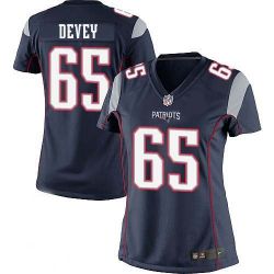 Cheap Jordan Devey Patriots Women Jersey From China Blue Game #65