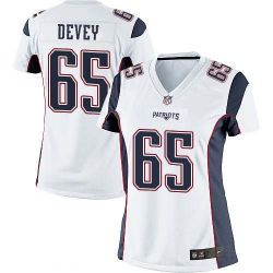 Cheap Jordan Devey Patriots Women Jersey From China White Game #65