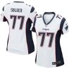 Cheap Nate Solder Patriots Women Jersey From China White Game #77