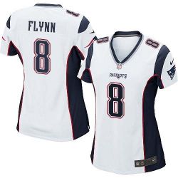 Cheap Matt Flynn Patriots Women Jersey From China White Game #8