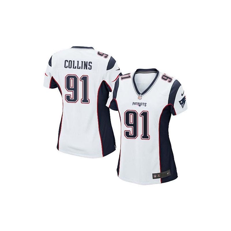 Cheap Jamie Collins Patriots Women Jersey From China White Game #91