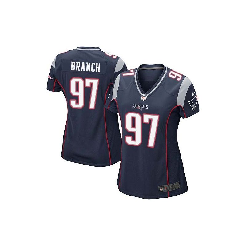 Cheap Alan Branch Patriots Women Jersey From China Blue Game #97