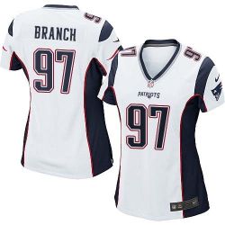 Cheap Alan Branch Patriots Women Jersey From China White Game #97