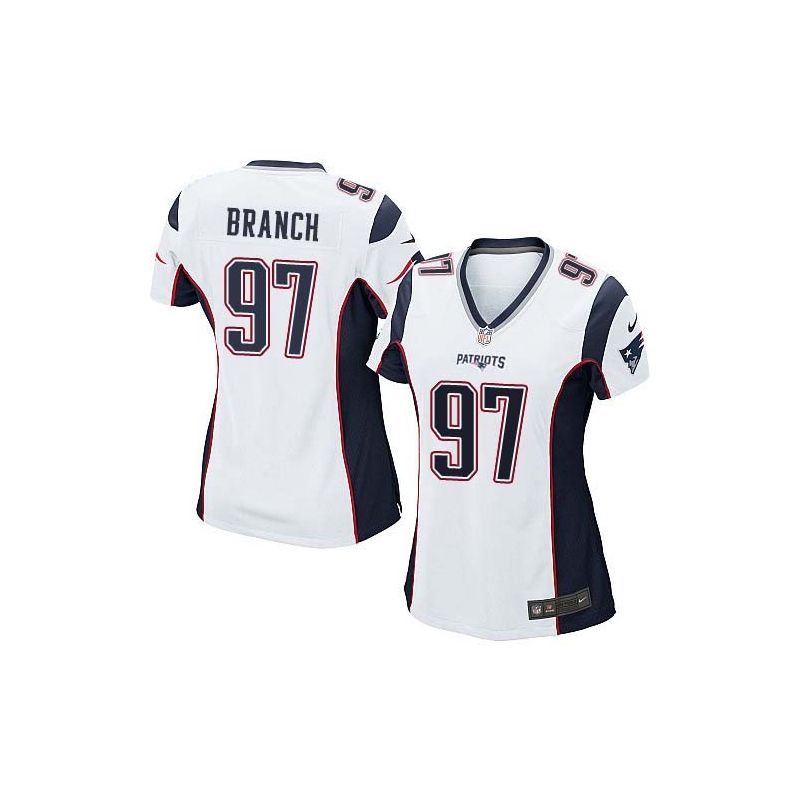 Cheap Alan Branch Patriots Women Jersey From China White Game #97
