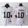 Cheap Brandin Cooks Saints Women Jersey From China White Game #10