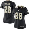 Cheap CJ Spiller Saints Women Jersey From China Black Game #28