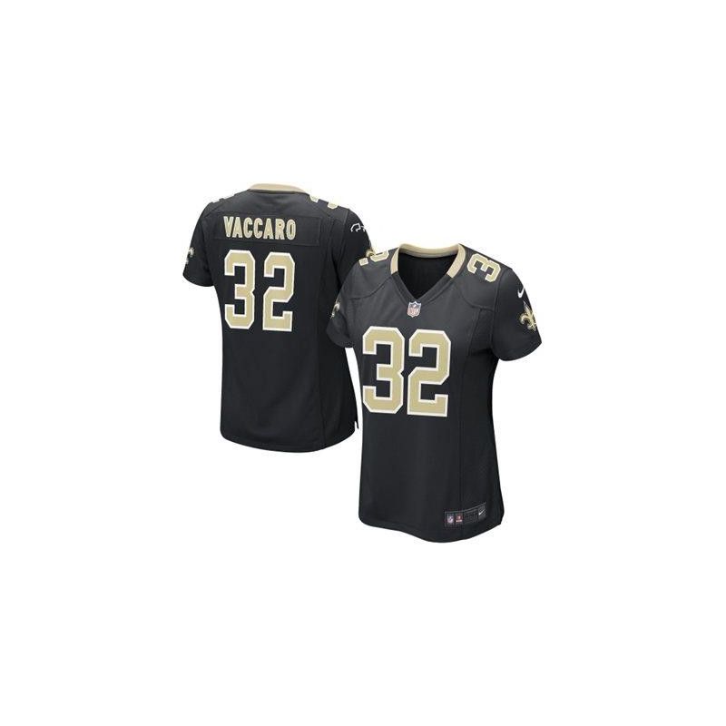 Cheap Kenny Vaccaro Saints Women Jersey From China Black Game #32