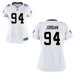 Cheap Cameron Jordan Saints Women Jersey From China White Game #94