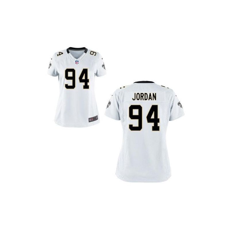 Cheap Cameron Jordan Saints Women Jersey From China White Game #94