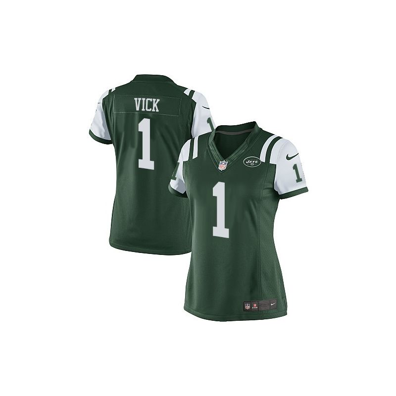 Cheap Michael Vick Jets Women Jersey From China Green Game #1