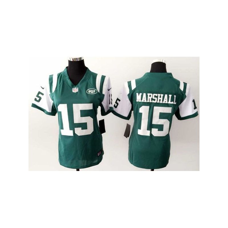 Cheap Brandon Marshall Jets Women Jersey From China Green Game #15