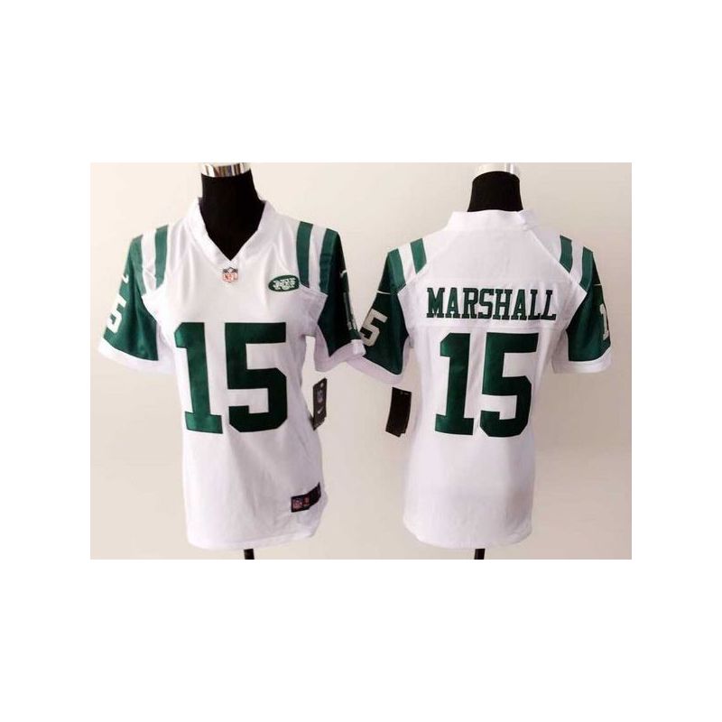 Cheap Brandon Marshall Jets Women Jersey From China White Game #15