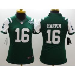 Cheap Percy Harvin Jets Women Jersey From China Green Game #16