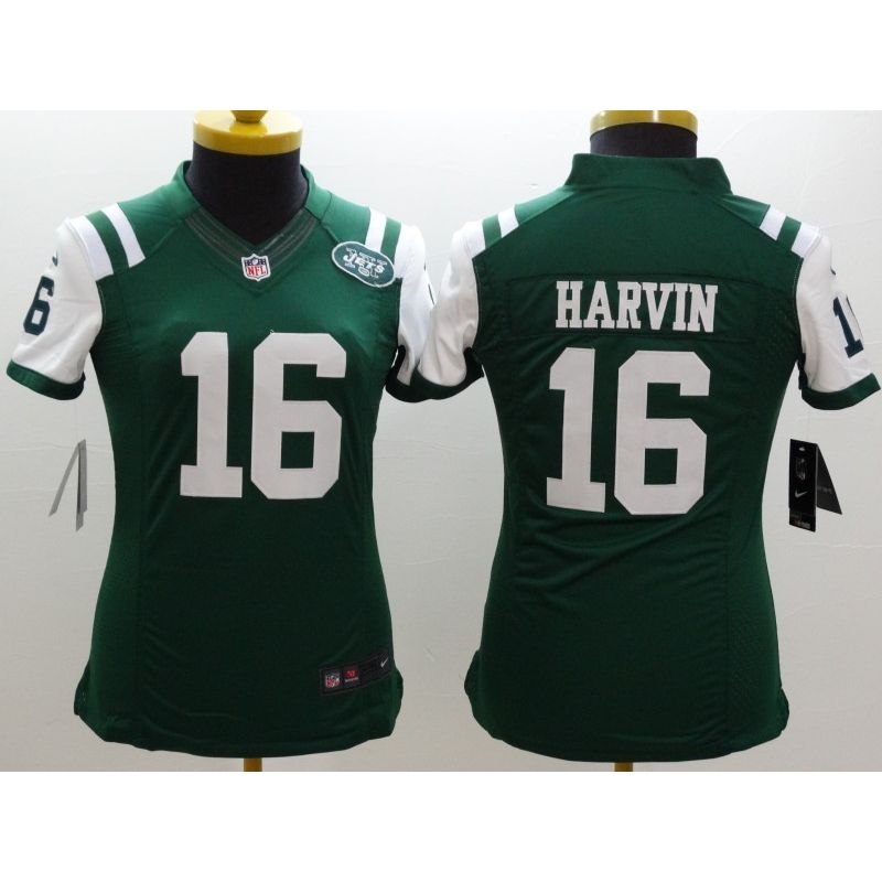 Cheap Percy Harvin Jets Women Jersey From China Green Game #16