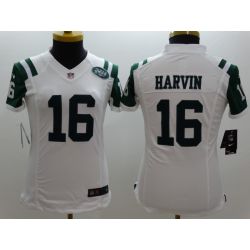 Cheap Percy Harvin Jets Women Jersey From China White Game #16