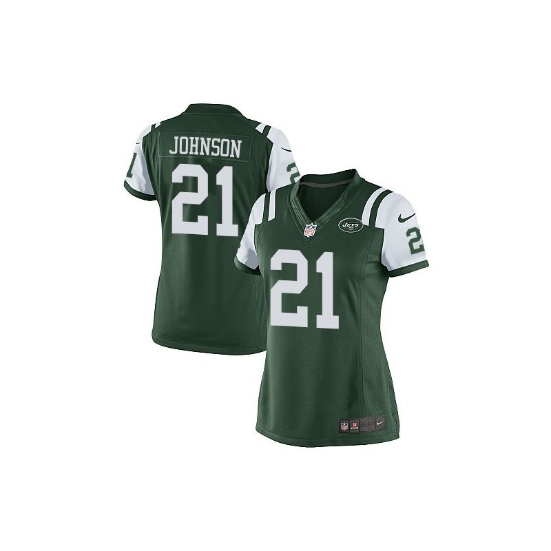 Cheap Chris Johnson Jets Women Jersey From China Green Game #21