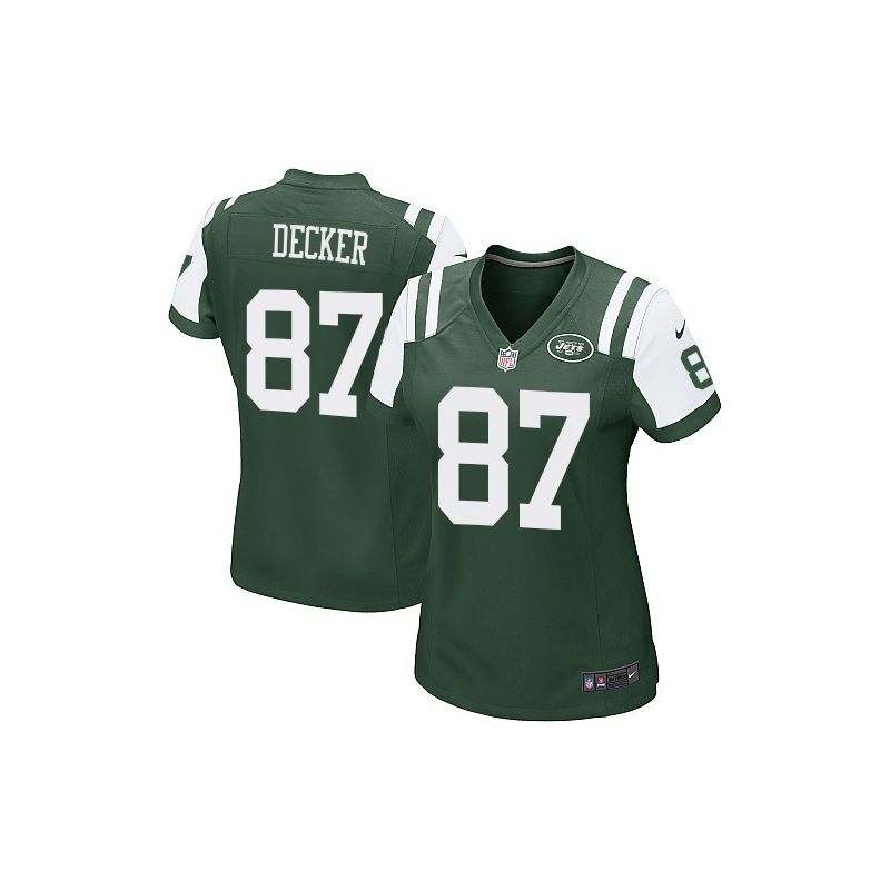 Cheap Eric Decker Jets Women Jersey From China Green Game #87