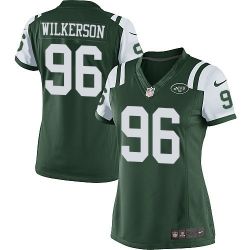 Cheap Muhammad Wilkerson Jets Women Jersey From China Green Game #96