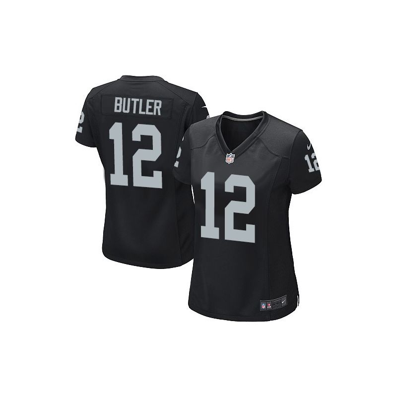 Cheap Brice Butler Raiders Women Jersey From China Black Game #12