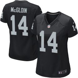 Cheap Matt McGloin Raiders Women Jersey From China Black Game #14