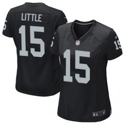 Cheap Greg Little Raiders Women Jersey From China Black Game #15