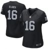Cheap George Blanda Raiders Women Jersey From China Black Game #16