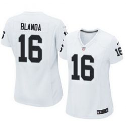 Cheap George Blanda Raiders Women Jersey From China White Game #16