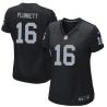 Cheap Jim Plunkett Raiders Women Jersey From China Black Game #16