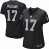Cheap Milton Williams Raiders Women Jersey From China Black Game #17