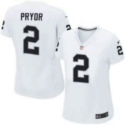 Cheap Terrelle Pryor Raiders Women Jersey From China White Game #2