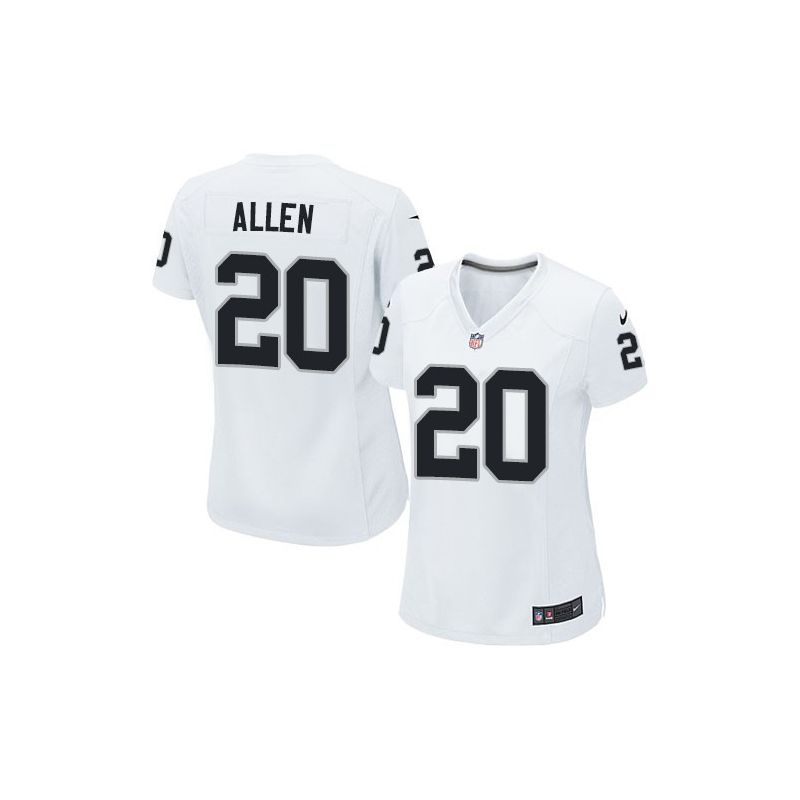 Cheap Nate Allen Raiders Women Jersey From China White Game #20