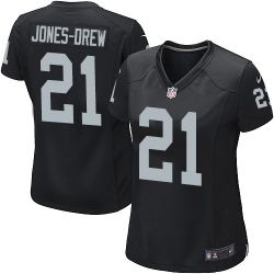 Cheap Maurice Jones-Drew Raiders Women Jersey From China Black Game #21