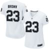 Cheap Tarell Brown Raiders Women Jersey From China White Game #23