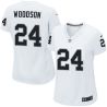 Cheap Charles Woodson Raiders Women Jersey From China White Game #24