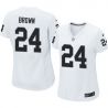 Cheap Willie Brown Raiders Women Jersey From China White Game #24