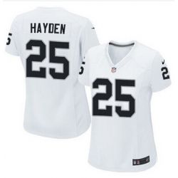 Cheap DJ Hayden Raiders Women Jersey From China White Game #25
