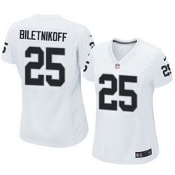 Cheap Fred Biletnikoff Raiders Women Jersey From China White Game #25
